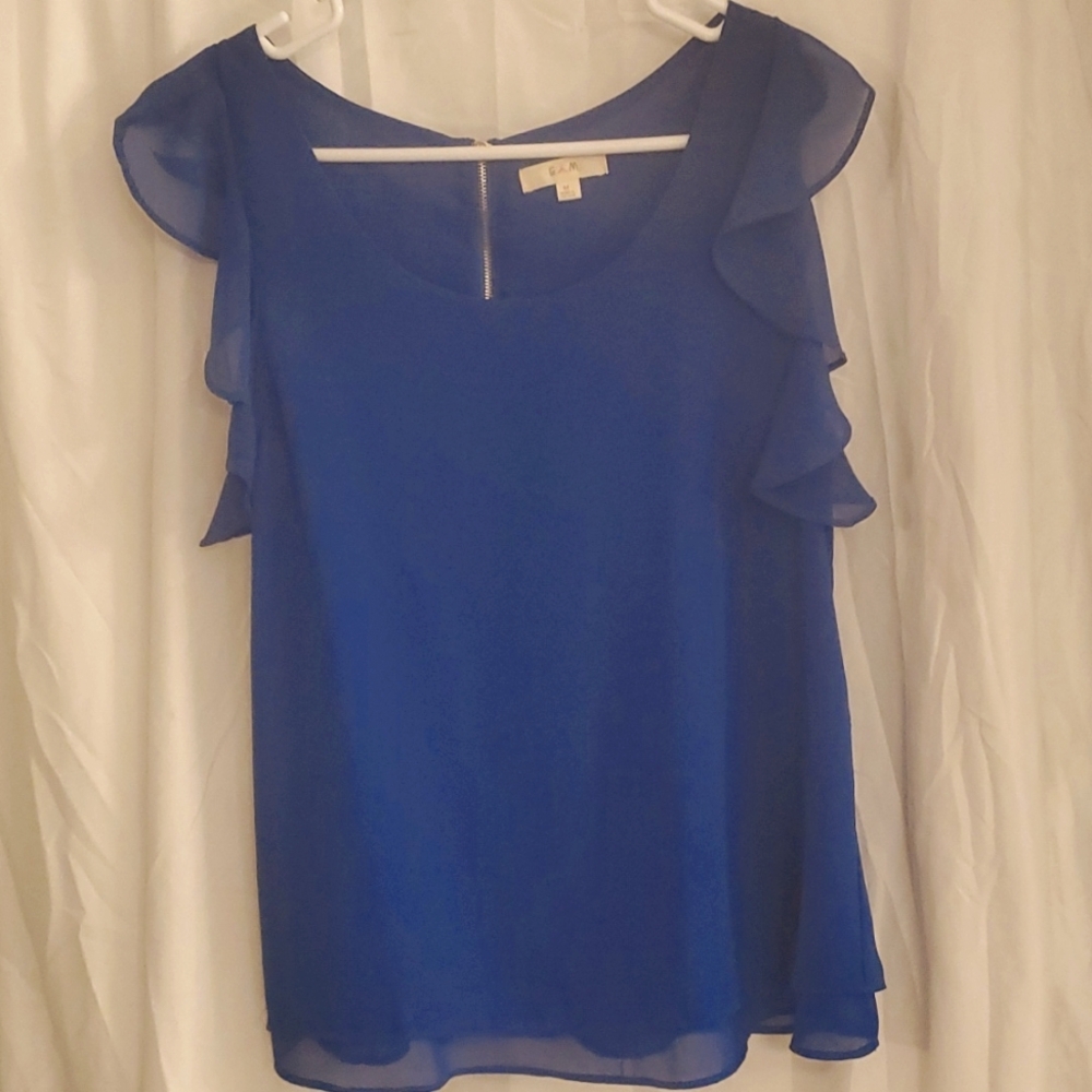 EM Royal Blue Blouse